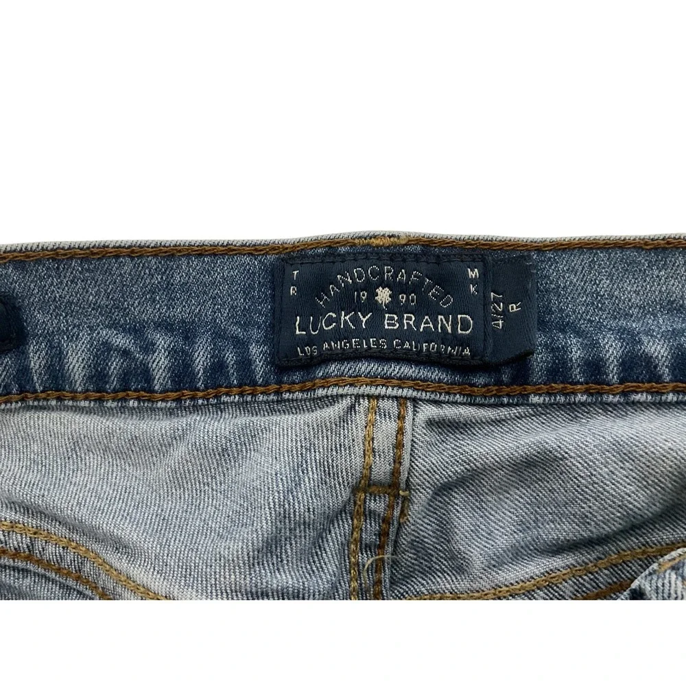 Lucky Brand Sweet Boot Jeans Women 4/27 Light Wash Mid Rise Bootcut - Picture 7 of 13